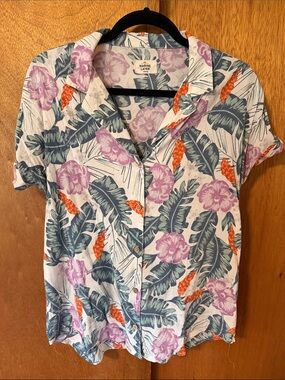 Women's Marine Layer Hawaiian Shirt - Size M